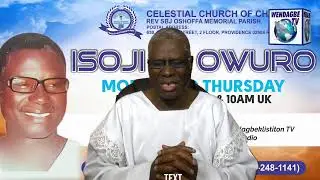 ISOJI IRI OWURO (MORNING DEW REVIVAL 2026 EDITION DAY 6 SEASON 1 LORD GOD OF GREATENESS... EPISODE 6