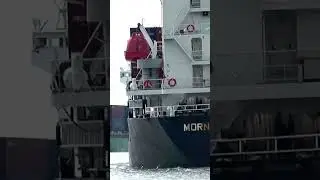 Fast Turning of a container ship #ship #cargoship #containerships #vessel