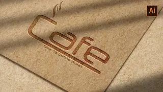 How To Make Coffee Shop Logo Design | Simple Cafe Logo | Logo Design | Adobe Illustrator