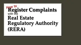 How to Register Complaints in RERA