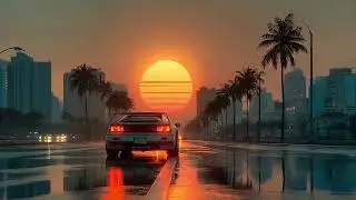 🌌 80s Emotional Synthwave Sunset Mix | Chillwave / Vaporwave / Retrowave