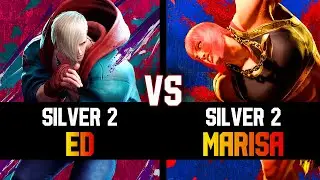 SF6 ▰ Ed (Silver 2) VS Marisa (Silver2) |Low Level Replay | Street Fighter 6