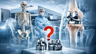 Inside a Modern Medical Implant Factory - How Hip & Knee Implants Are Made (Full Process)