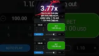 How to use aviator Auto cash out and Auto bet for 1.15x and 1.10x