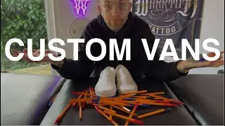 Custom Vans Slip Ons Using Just a Ballpoint Pen