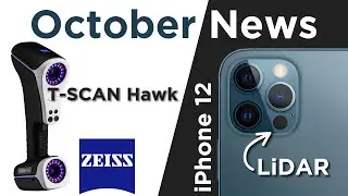 Zeiss T-Scan Hawk, Apple iPhone 12 Lidar, HP Reverb 2 Omnicept - big names in October