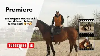 Trainingstag mit Any und den kleinen, ob dass funktioniert? 😅🐎🥰