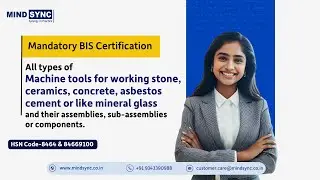 BIS Certification for Machine tools for working stone, ceramics, concrete, asbestos cement