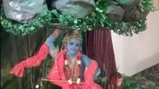 Life of Krishna - Temple decoration