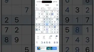 Sudoku Daily Challenge &ndash; March 9, 2025 (Archive) | Full Solve (No Talking)