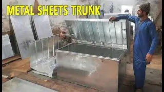 How to Make Metal Sheet Trunk | Make Metal Trunks with Stainless Steel Sheet | Steel Box