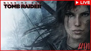 RISE OF THE TOMB RAIDER #01 | O INICIO | DUBLADO PT-BR [LIVE ON🔴]
