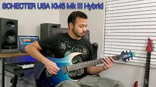 Solar A1.6 Artist- Schecter USA KM6 Hybrid : Tone demo #Solarguitars #Schecterguitars #Pedalboard