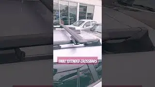 Ice Silver Metallic Crosstrek Onyx with accessories