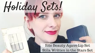 Holiday Sets Review! Bite Agave Lip Treatment and Stila Written in the Stars Trio