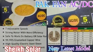 PAK FAN AC/DC Latest Model Review