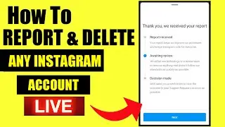 How To Report and Delete Any Instagram Account | Delete Someone's Else Instagram Account