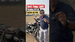 Best fog light for Honda CB 350  #sorts #ytshorts #hondacb350