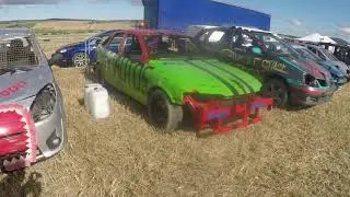 Thrash In The Park 2018: Tour of cars before wrecked