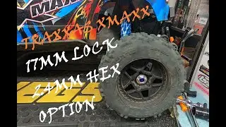 #xmaxx TRAXXAS XMAXX-UPDATE ON ARRMA TIRES & 17MM LOCK-24MM HEX OPTION