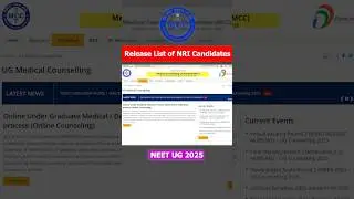 MCC Round 2 NRI Approved List | MBBS in NRI Quota in India | Top Medical Colleges at Low NEET Score