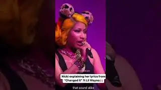 Nicki Minaj explains her Lisa Bonet bar🤯 #nickiminaj #rap #fyp #explorepage #shorts #foryou #xyzbca