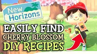 Animal Crossing New Horizons: How To Find CHERRY BLOSSOM DIY RECIPES (Tips + Sakura Event Theory)