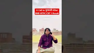 A Call to फूफाजी After RRB NTPC CBT 1 Result || CBT 2 & Zone wise Cutoff #shorts #rrbntpc #rrb