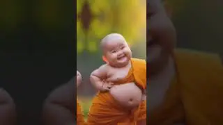 little monk so cute 🌿🌿🌾🌾#shorts#shortsvideo#viral