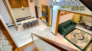 2980- Sqft /കാണാം അകത്തും പുറത്തും ആരും കൊതിക്കുന്ന വേറിട്ട മനോഹര കാഴ്ചകൾ 💜/ Stunning interior👍/
