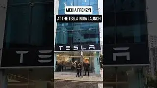 🚗 Tesla Model Y Launched in India 🇮🇳 | Price from ₹67.89 Lakh! #teslaindia #tesla #modely #shorts