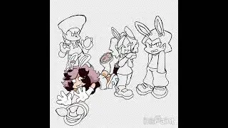 HAPPY EASTER!! [FNF FANART + OC]