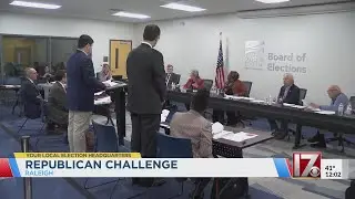 Wake County Board of Election protest hearing