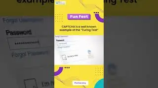 Alan Turing also invented the &ldquo;Turing Test&rdquo; of which CAPTCHA #didyouknow