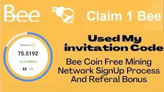 Bee Network. Bee Coin Free Mining Network complete Sign Up Process And Free Sign Up Bonus .