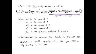 Probability 5.3 Jointly Gaussian Random Variables - Concepts (2022)