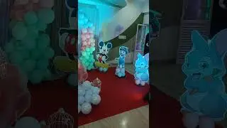 jangle theme d #birthday #birthdaybaloon #1stbirthday #themedecoration #dcorationideas #shorts