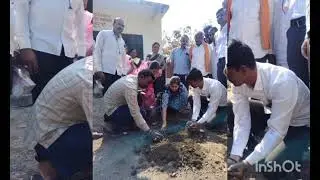 ग्रापं लाठ खु येथे ग वि अ रेड्डी मॅडम यांनी भेट दिली