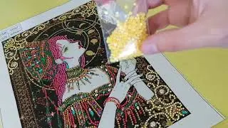DP - Avis & R&eacute;alisation - Divination girl - DIY Digital Art - Revue Diamond Painting