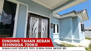 PANEL IBS RM 15K, RUMAH IBS  LUAS 1350KPS  4 BILIK 3 BILIK AIR