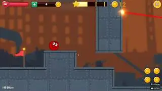 Child plays in RED BALL 6 36-48 lvl Ребенок против черного квадрата!