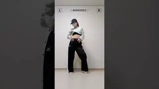 [MIRRORED] LE SSERAFIM - CRAZY | Dance Tutorial Shorts
