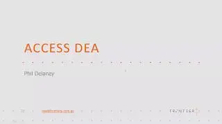 Digital Earth Australia Webinar -  View and Access DEA Data