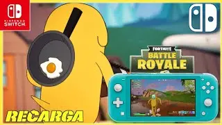 Fortnite Gameplay #27 JAKE EL PERRO - Recarga Escuadr&oacute;n - Nintendo Switch Lite