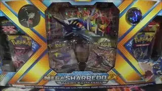Pokemon Mega Sharpedo Ex Premium Collection Box Opening!