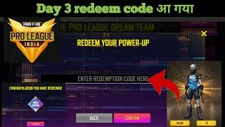 Day 3 Power up redeem code| PRO LEAGUE DREAM TEAM | ASTROX GAMMING