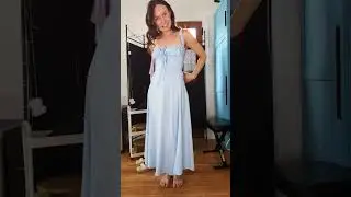 Tied the Corset TOO Tight🔗 in description #corsetdress #prettydress #summerfashion  #dressreview #ad