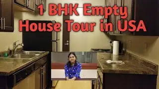 1 BHK Rented Empty House Tour in USA| అమెరికాలో Rented Apartment house ఎలా ఉంటుందో చూడండి