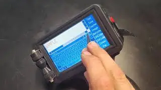 Meenjet M6 Handheld Printer - How to Create a Text Message