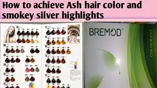 Bremode color theory| Ash and silver hair color theory|How to achieve Ash& smokey hair color at home